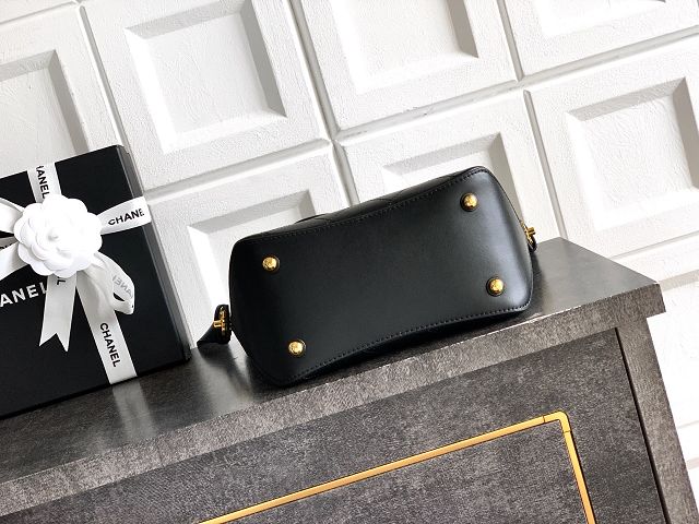 CC calfskin bucket bag AS6268 black