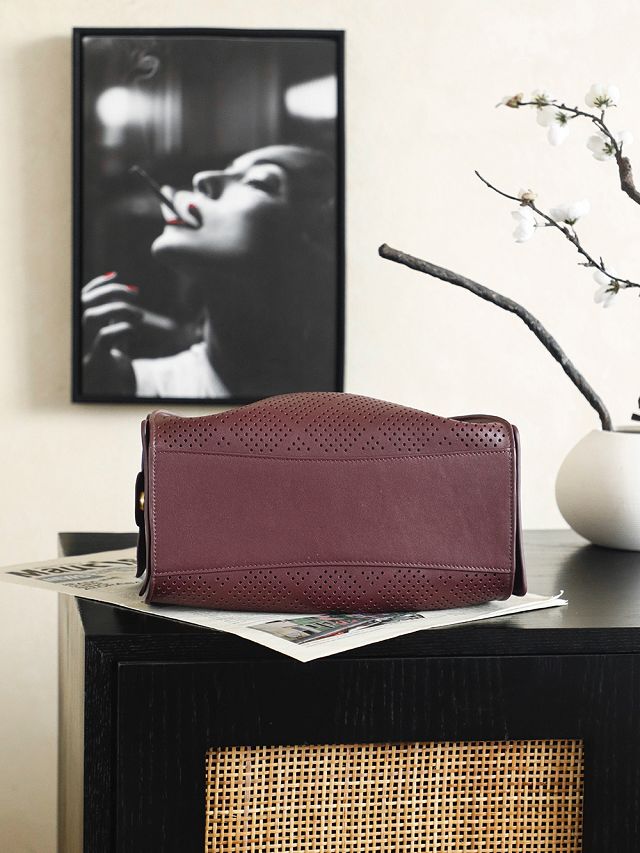 CC calfskin 25 small handbag AS5293 bordeaux