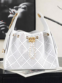 CC calfskin 25 small handbag AS5293 white