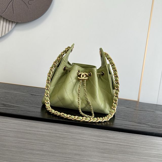 CC grained calfskin 25 mini handbag AS5631 light green