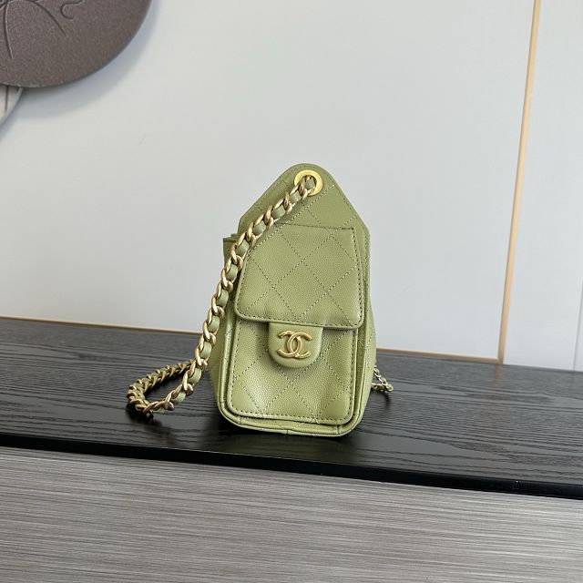 CC grained calfskin 25 mini handbag AS5631 light green