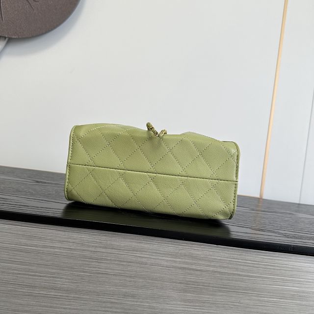 CC grained calfskin 25 mini handbag AS5631 light green
