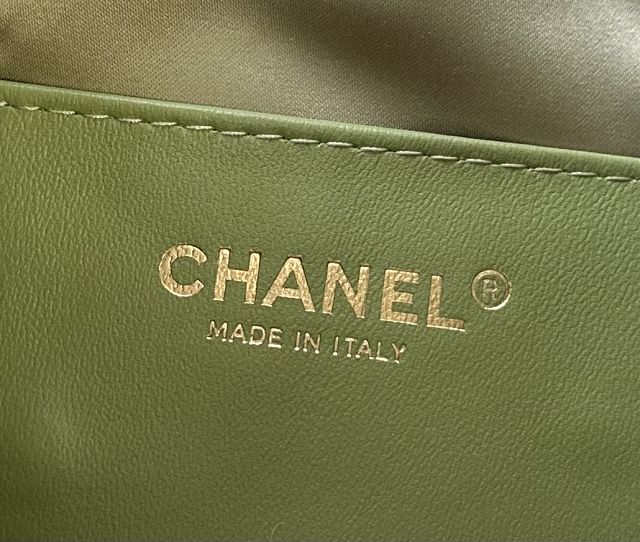 CC grained calfskin 25 mini handbag AS5631 light green