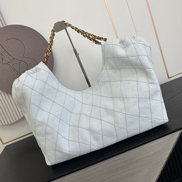 CC denim shopping bag AS6191 light blue