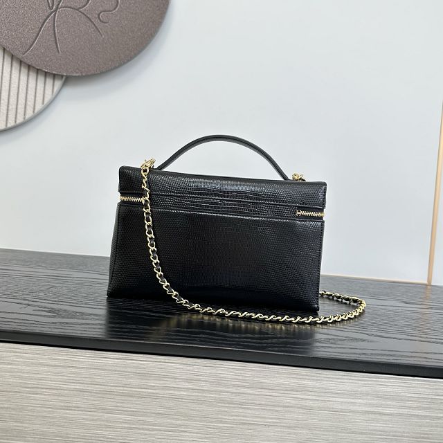 CC lizard calfskin vanity with chain AP5195 