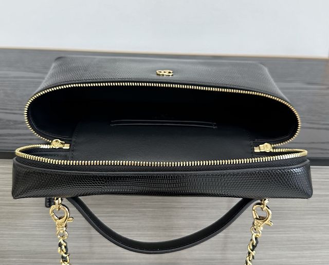 CC lizard calfskin vanity with chain AP5195 