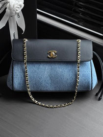 CC denim small tote bag AS6427 black&blue