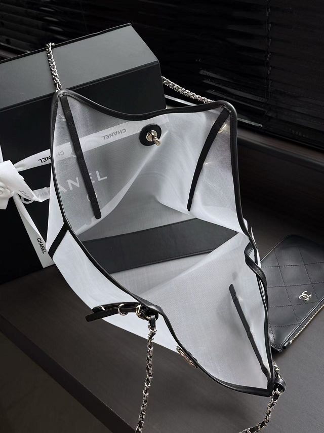 CC mesh large shopping bag AS5466 black