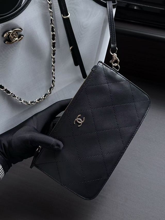CC mesh large shopping bag AS5466 black