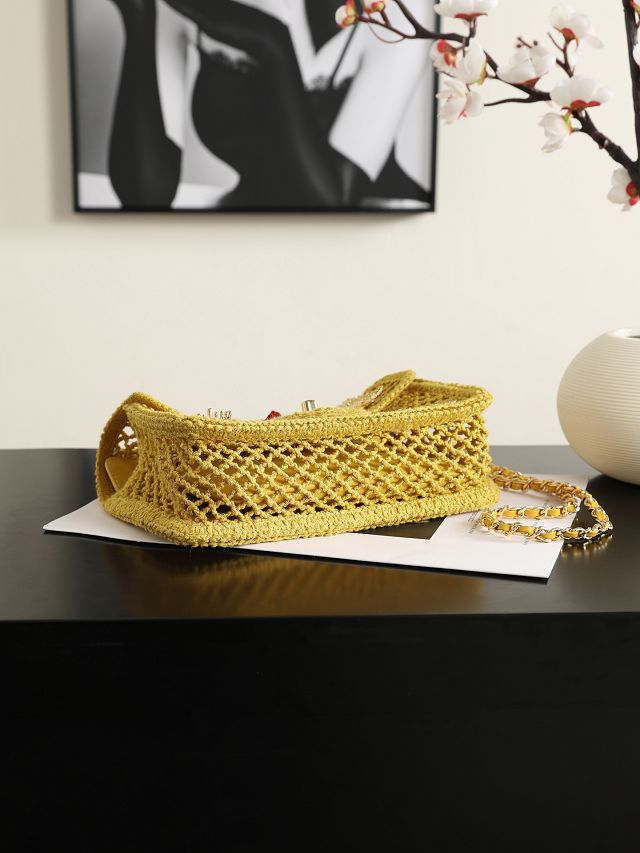 CC tweed mini flap bag AS6156 
