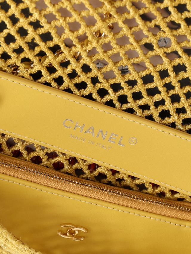 CC tweed mini flap bag AS6156 