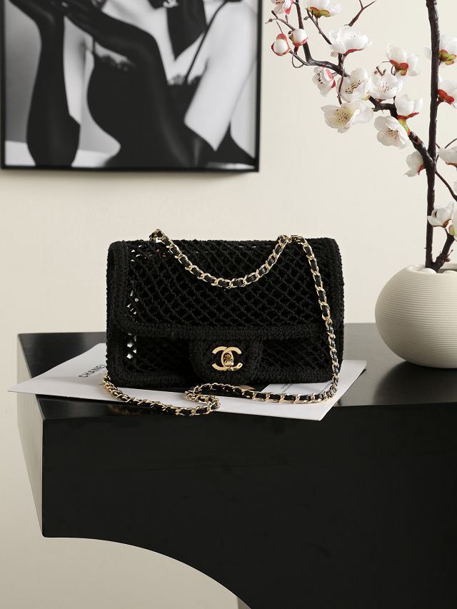 CC tweed mini flap bag AS6157 
