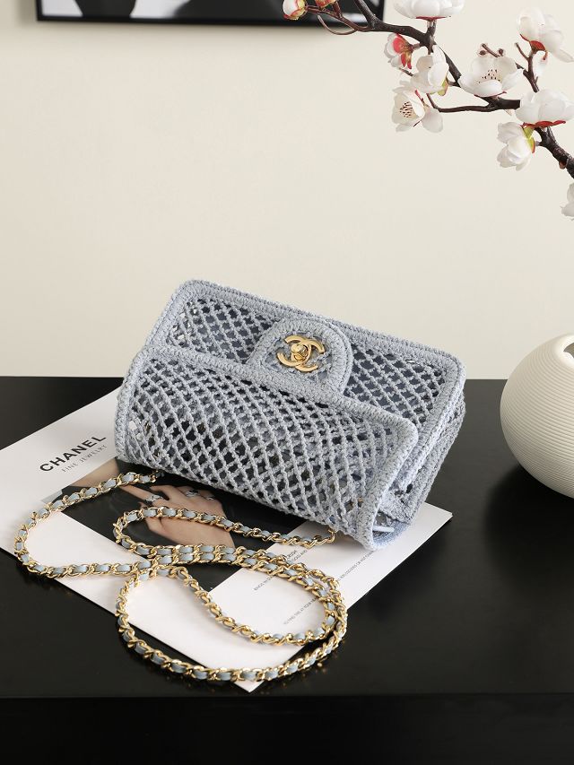 CC tweed mini flap bag AS6157 