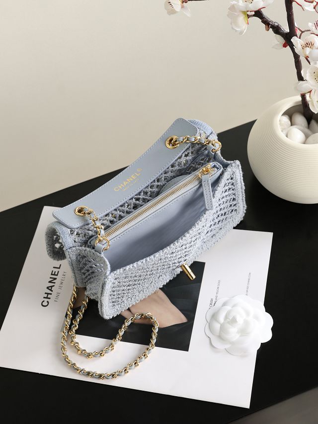 CC tweed mini flap bag AS6157 