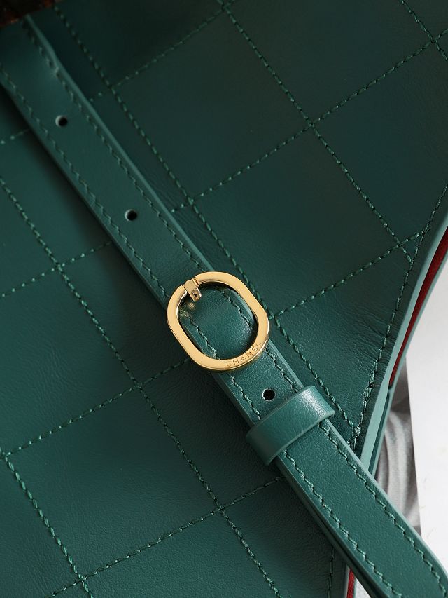 CC lambskin large hobo handbag AS6601 green