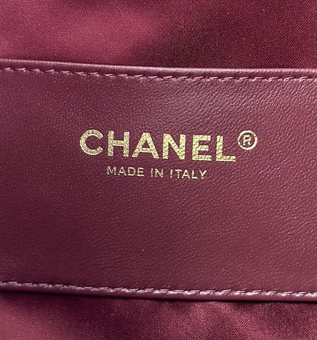 CC suede calfskin 25 small handbag AS5293 wine