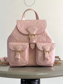 Louis vuitton original calfskin mini backpack M47074 pink