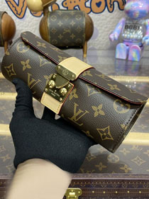 Louis vuitton original monogram canvas etui bijoux jewelry case M10145