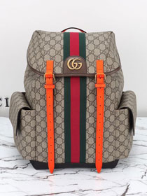 GG original canvas medium backpack 598140 orange