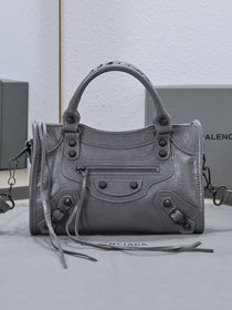 Balenciaga original lambskin le city mini bag 8063952 grey