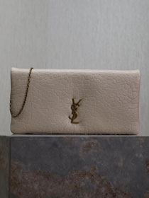 YSL original lambskin calypso mini bag 801772 white