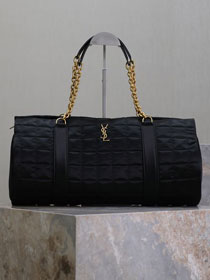 YSL original nylon gloria travel bag 757209 black