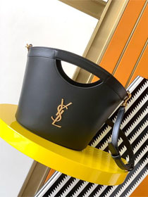 YSL original calfskin celia mini tote 791069 black