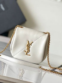 YSL original lambskin jamie 4.3 nano chain bag 766756 white