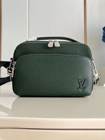 Louis vuitton original calfskin avenue messenger bag m11657 green