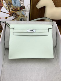 Hermes original evercolor leather kelly danse bag KD022 vert fizz