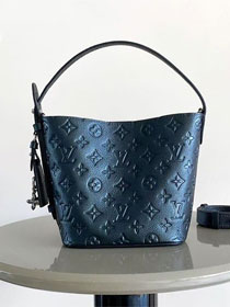 Louis vuitton original calfskin all in BB handbag M26430 shimmery ink