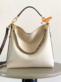 Louis vuitton original calfskin multipass handbag M28029 creme