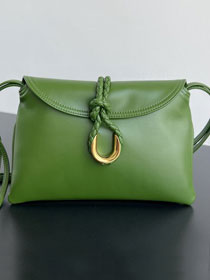 BV original calfskin small liberta bag 806030 green