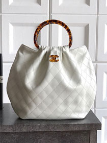 CC original lambskin medium hobo bag AS6010 white