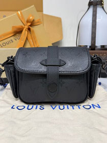 Louis vuitton original calfskin cargo wearable wallet M26726 black